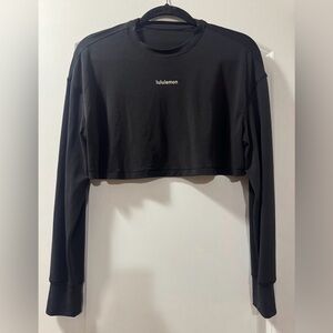 Lululemon Long Sleeve Crop Top Size Medium